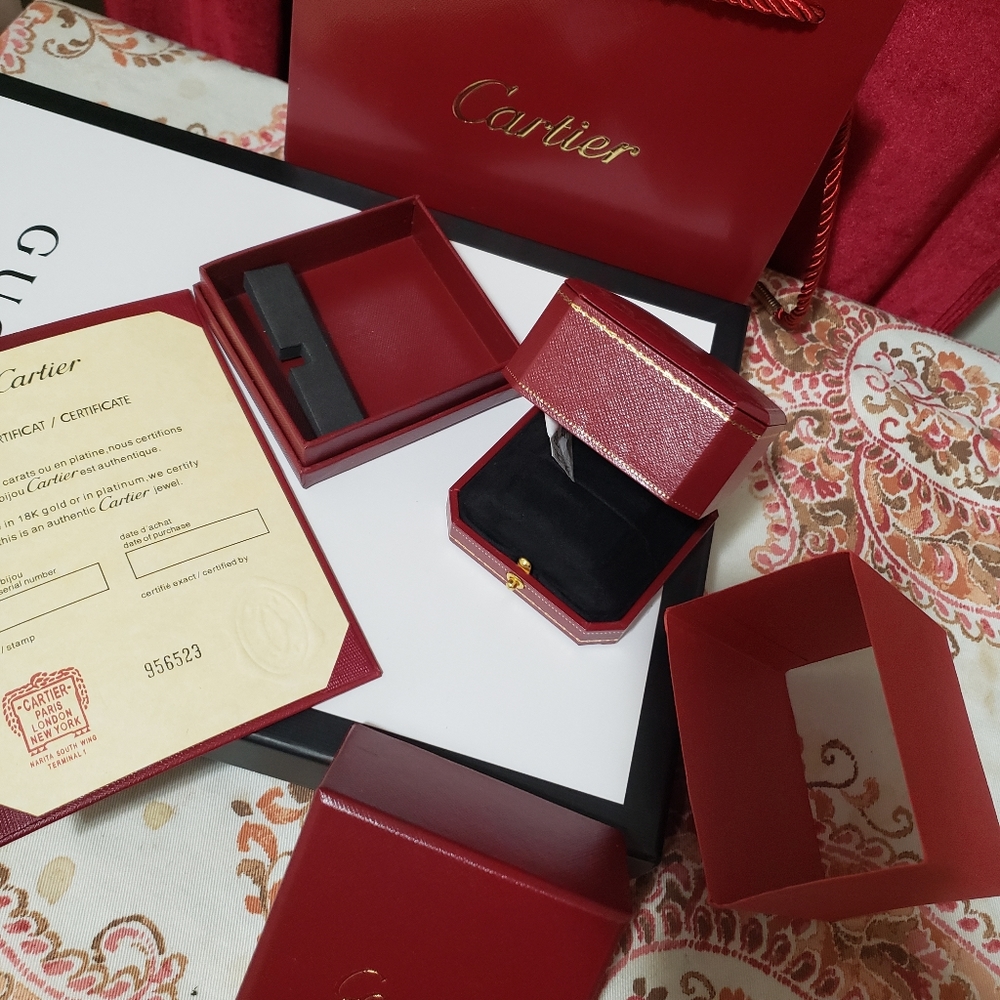 Ring gift box bag set
